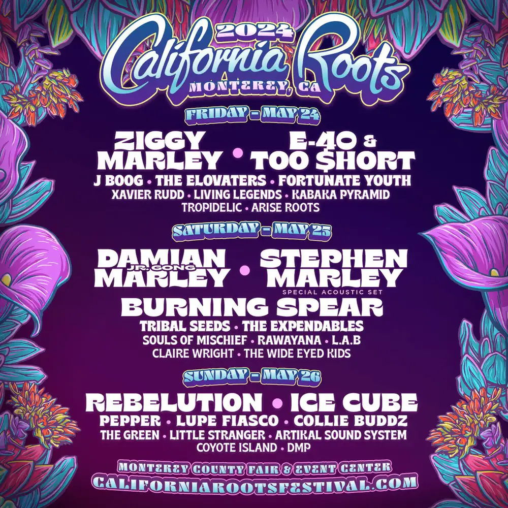 California Roots Festival 2024 Schedule