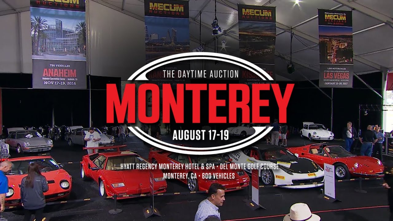 Schedule of Events of Mecum Monterey 2025